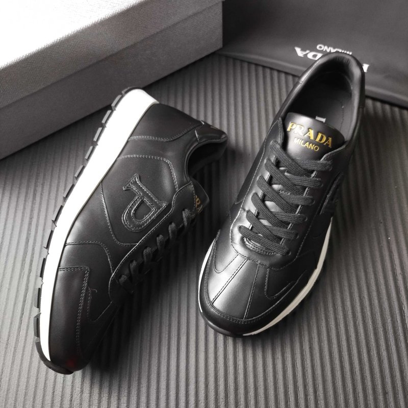 PRADA 프라다 블랙 레저 운동화 001-227527