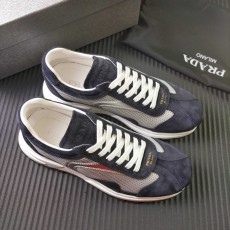 PRADA 프라다 그레이 네이비 운동화 001-227543