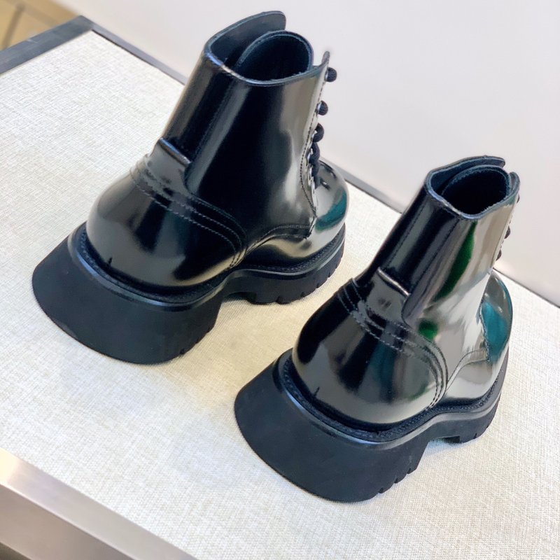 PRADA 오리지널 클래식 라운드 토 남성부츠 001-227554