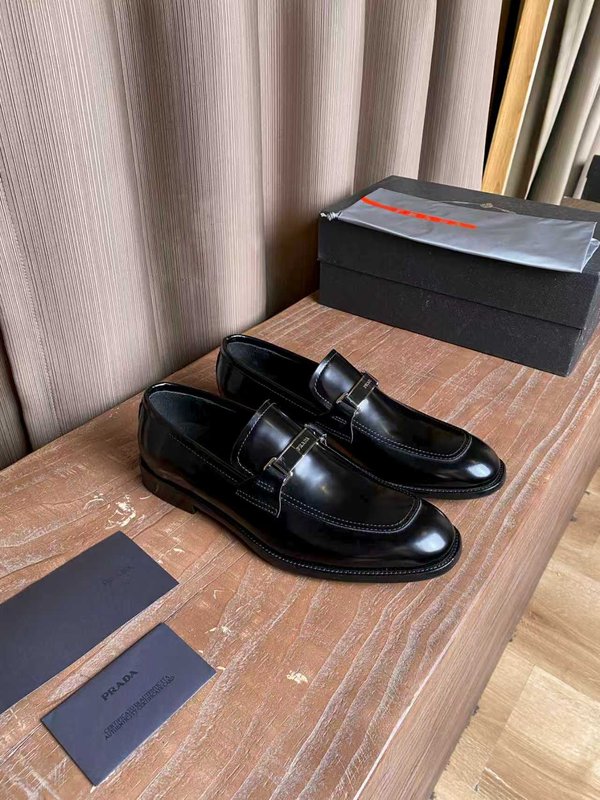 PRADA 남성 수입 송아지 가죽 구두 001-227568