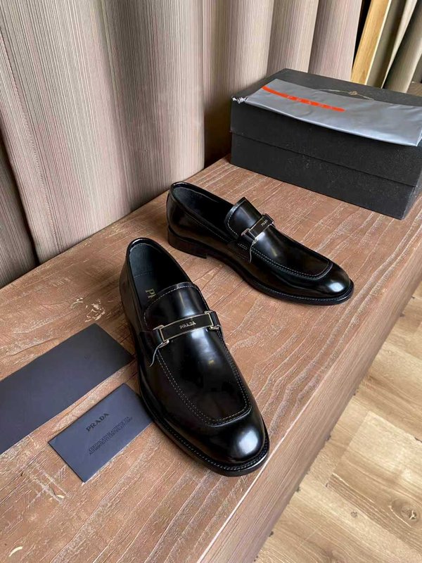 PRADA 남성 수입 송아지 가죽 구두 001-227568