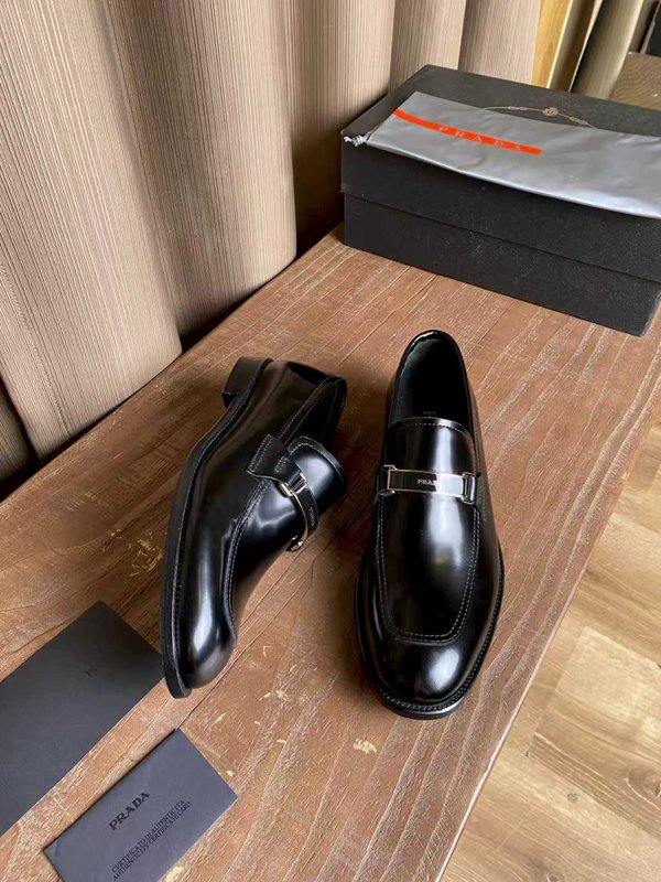 PRADA 남성 수입 송아지 가죽 구두 001-227568