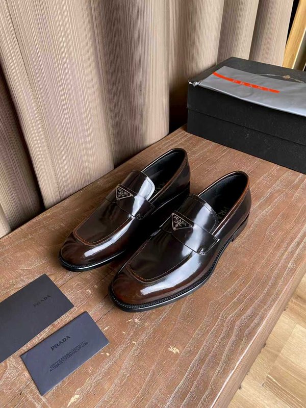 PRADA 남성 오리지널 송아지 가죽 구두 001-227569