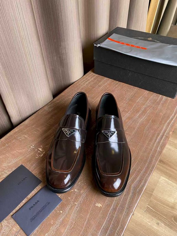 PRADA 남성 오리지널 송아지 가죽 구두 001-227569