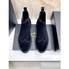 프라다 사피아노 가죽 첼시 부츠 001-227587