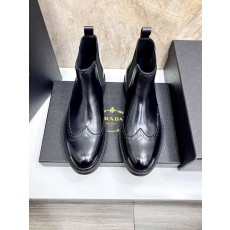PRADA 가정품 사피아노 첼시 부츠 001-227590