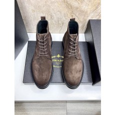 PRADA 사피아노 가죽 첼시 부츠 001-227591