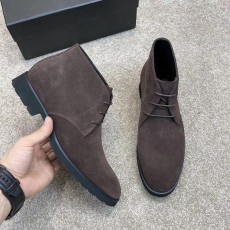 Prada 비즈니스 캐주얼 소 가죽 남성 부츠 001-227601