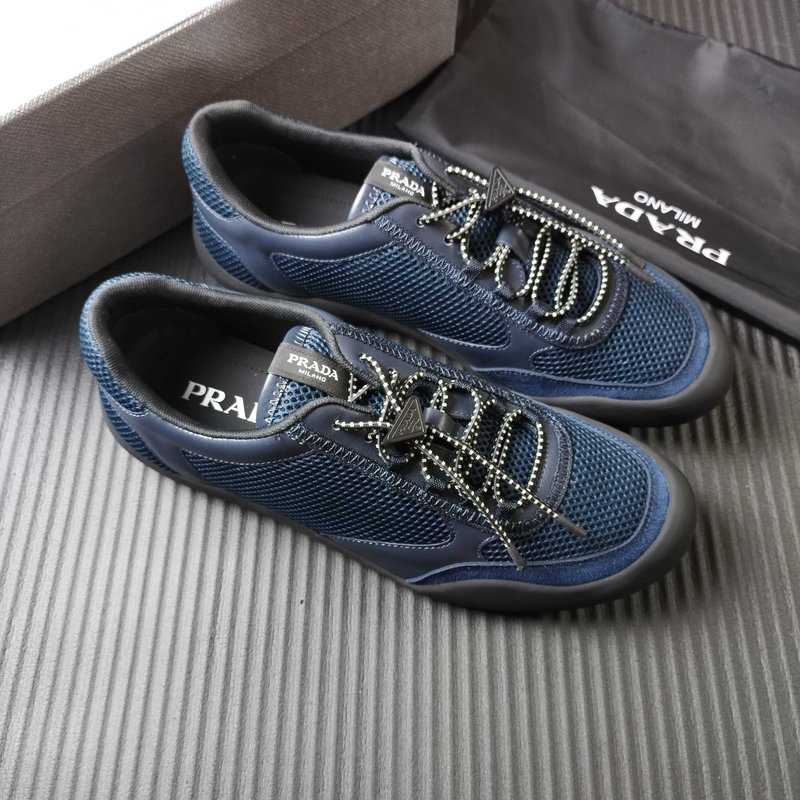 프라다 PRADA 블루 캐주얼 운동화 001-227647