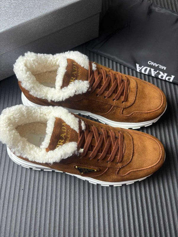PRADA 신상 진짜 양모 부츠 001-227682