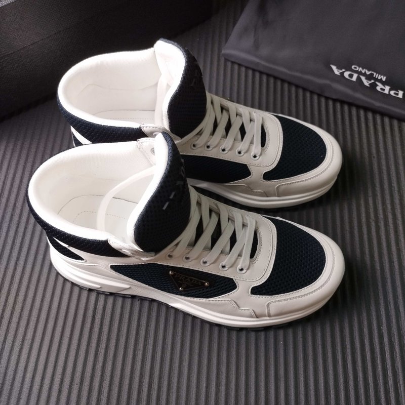 PRADA 네이비화이트 메쉬 운동화 001-227690