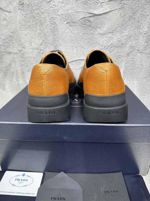 PRADA 춘추 신상 레이스 더비 비즈니스 슈즈 001-227721