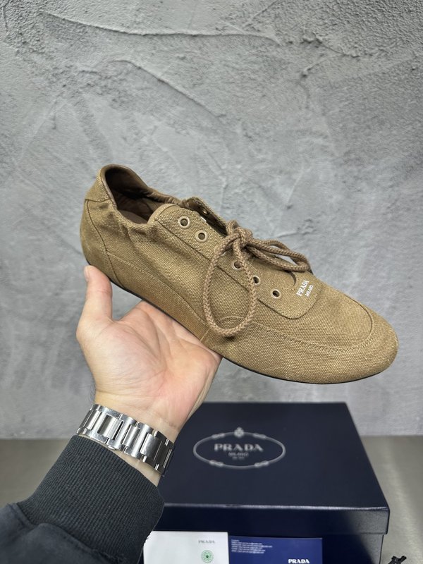 PRADA 빈티지 남성 데션 워시드 캐주얼 슈즈 001-227742