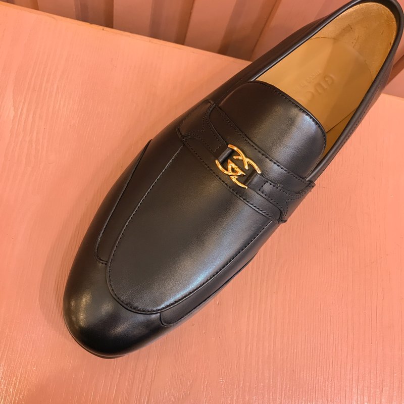 Gucci 오리지널 소가죽 안감 가죽 구두 001-227757