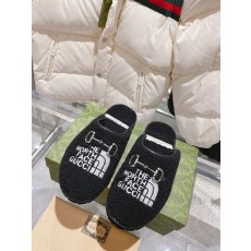 Gucci联名 The North Face 울 슬리퍼 커 001-227760