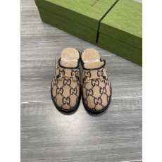 구찌 클래식 말 비트 GG 울 안감 슬리퍼 001-227761