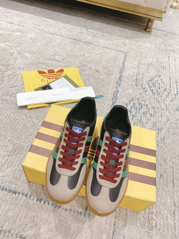 아디다스 x 구찌 Gazelle 커플 운동화 001-227781