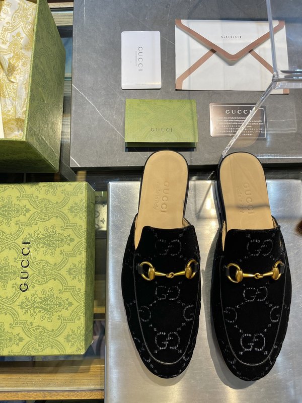 GUCCI 남성 여름 뮬 슬리퍼 001-227789