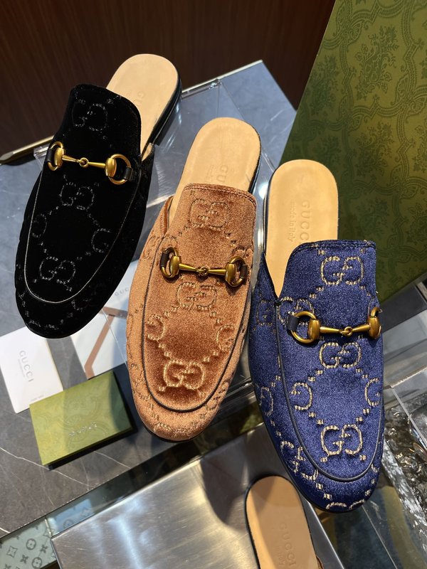 GUCCI 남성 여름 뮬 슬리퍼 001-227789