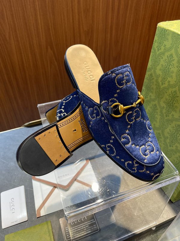 GUCCI 남성 여름 뮬 슬리퍼 001-227789