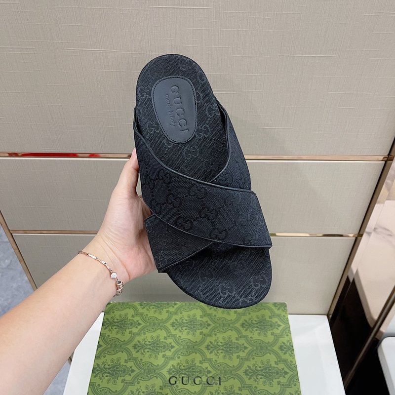 GUCCI 정품 신규 두꺼운 바닥 슬리퍼 001-227812
