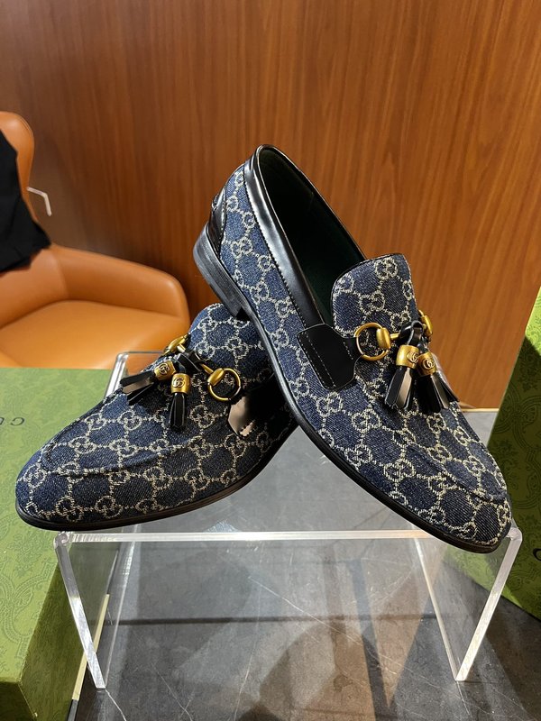 GUCCI 말비트 장식 남성 로퍼 001-227878