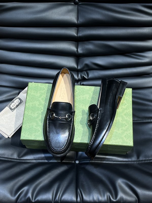 GUCCI 남성 정장 캐주얼 가죽 신발 001-227883