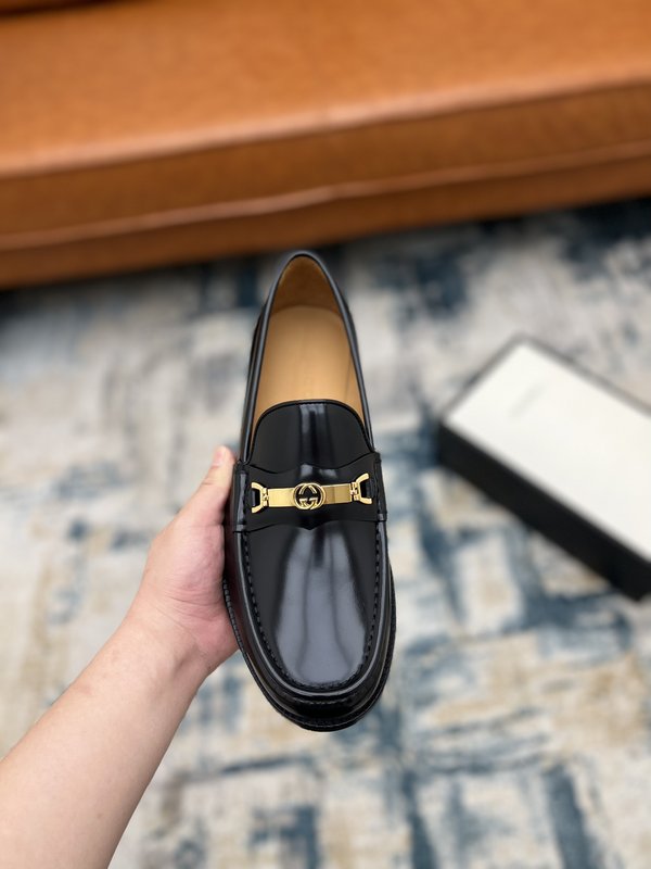 Gucci 남성 정장 로퍼 소가죽 더블 G 로고 001-227887
