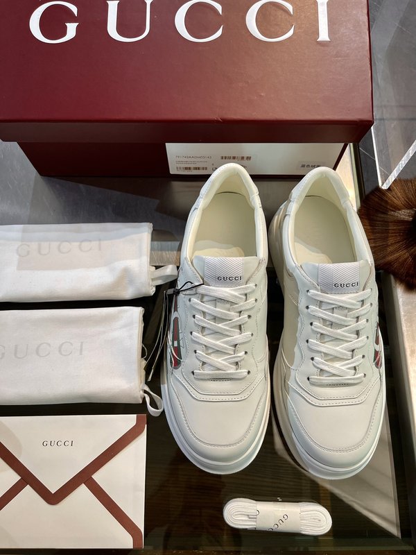 GUCCI 구찌 남녀공용 두꺼운 바닥 운동화 001-227894