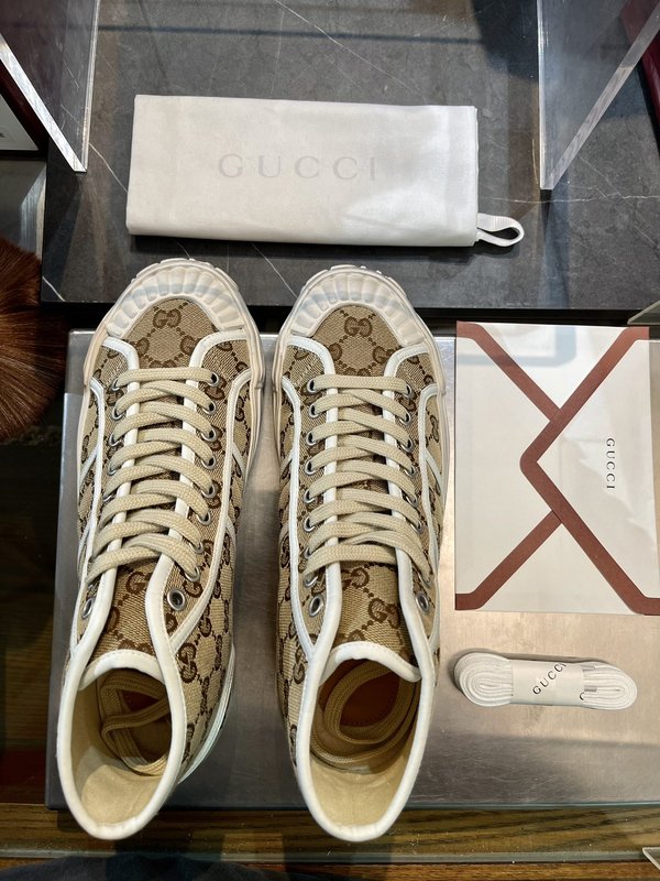 GUCCI 남성 리도 시리즈 GG 캔버스 운동화 001-227895