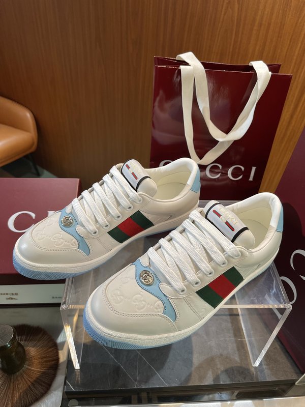 GUCCI Screener 남녀 공용 레트로 운동화 001-227931