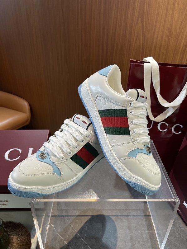GUCCI Screener 남녀 공용 레트로 운동화 001-227931
