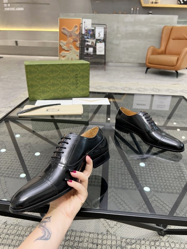 구찌 이탈리아 수입 소 가죽真皮皮鞋 001-227939