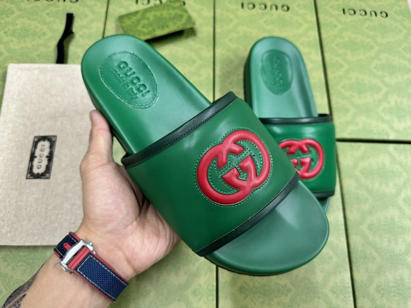 GUCCI 구찌신상 더블 G 로고 캐주얼 슬리퍼 001-227945