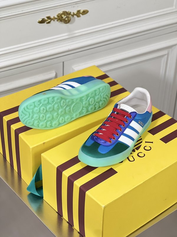 adidas x Gucci Gazelle 커플 운동화 001-227952