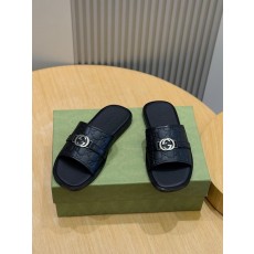 구찌男士 인터로킹 G 슬라이드 001-227958