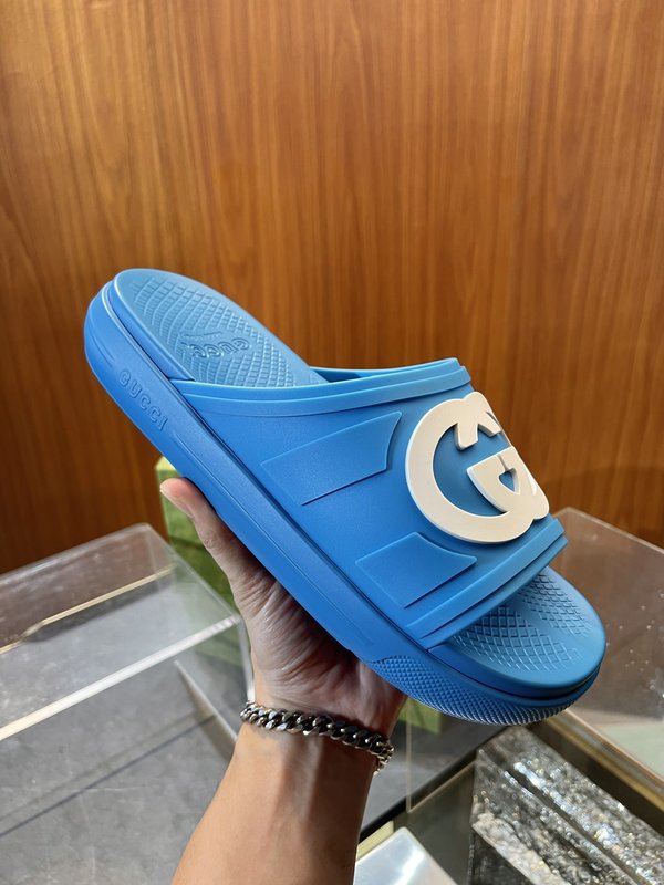 구찌 인터로킹 더블 G 슬리퍼 001-227993
