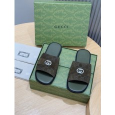 구찌 남성용 인터locking 더블 G 슬리퍼 001-227996