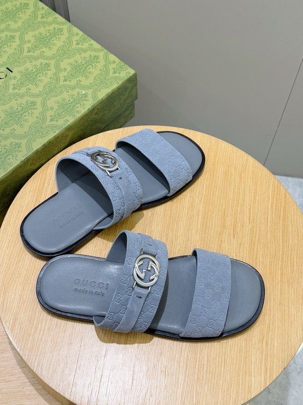 구찌 남성 더블 G 로고 샌들 001-228001