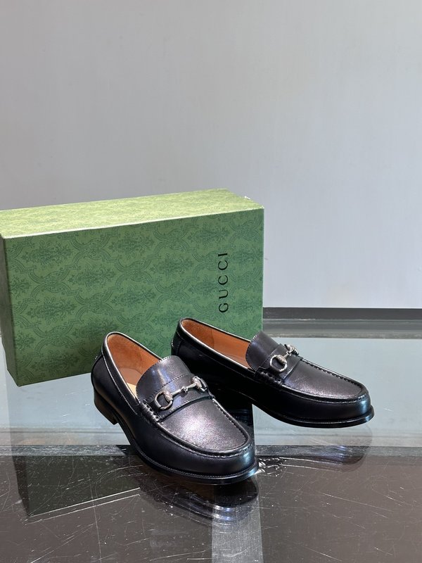 Gucci 구찌 남성 정장 캐주얼 가죽 신발 001-228098