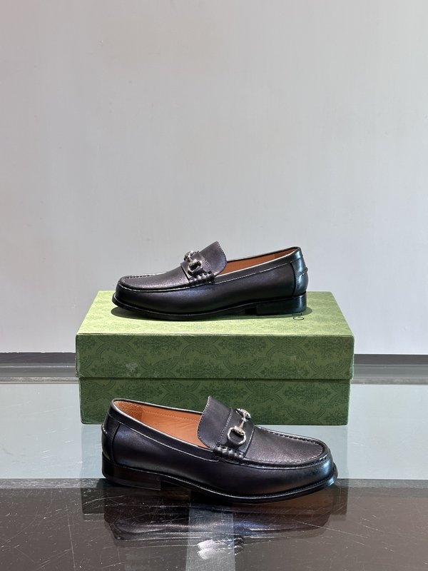 Gucci 구찌 남성 정장 캐주얼 가죽 신발 001-228098
