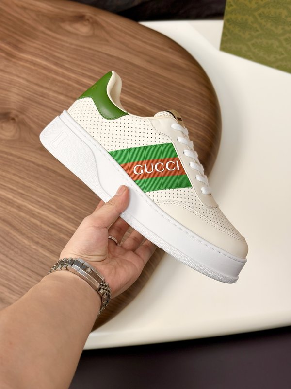 Gucci 구치 나파 송아지 가죽 자수 운동화 001-228137