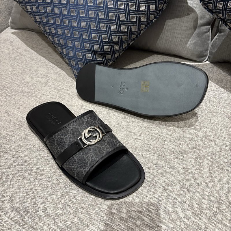 GUCCI 원피스 샌들 전체 가죽 바닥 001-228165