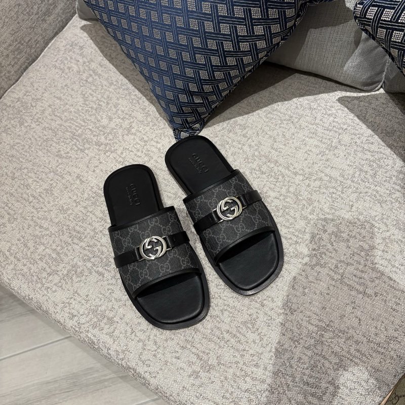 GUCCI 원피스 샌들 전체 가죽 바닥 001-228165