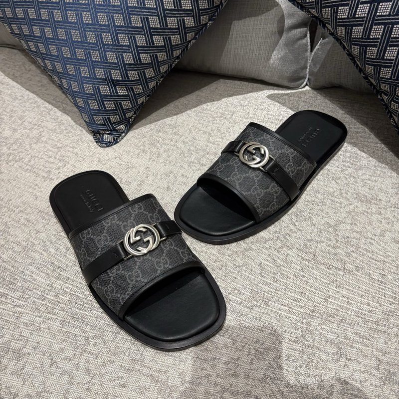 GUCCI 원피스 샌들 전체 가죽 바닥 001-228165