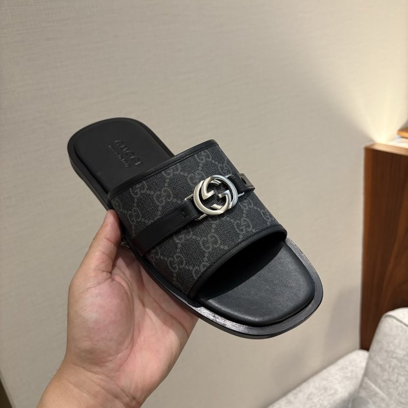 GUCCI 원피스 샌들 전체 가죽 바닥 001-228165