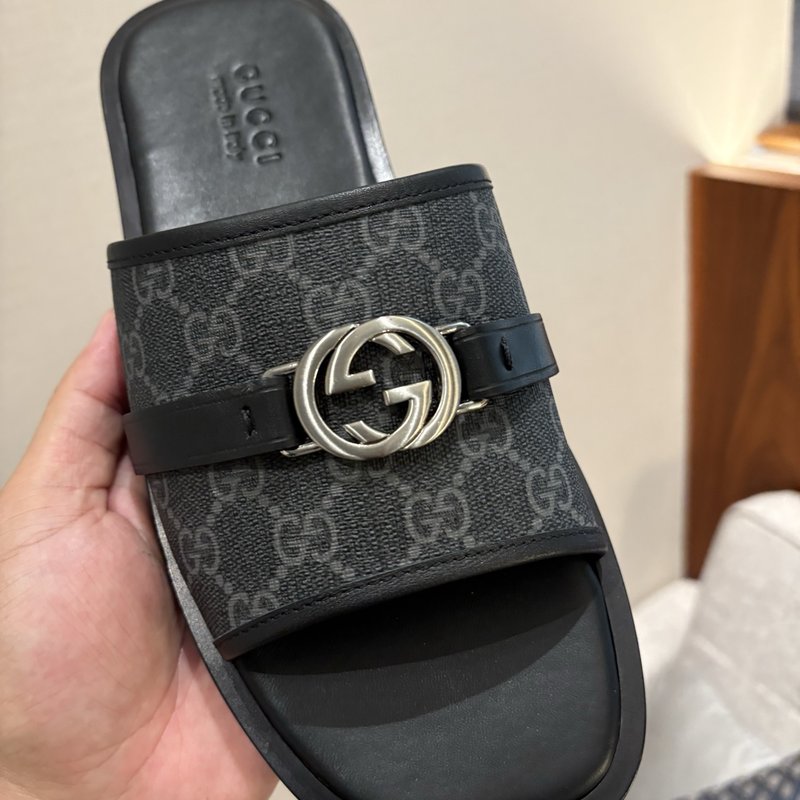 GUCCI 원피스 샌들 전체 가죽 바닥 001-228165