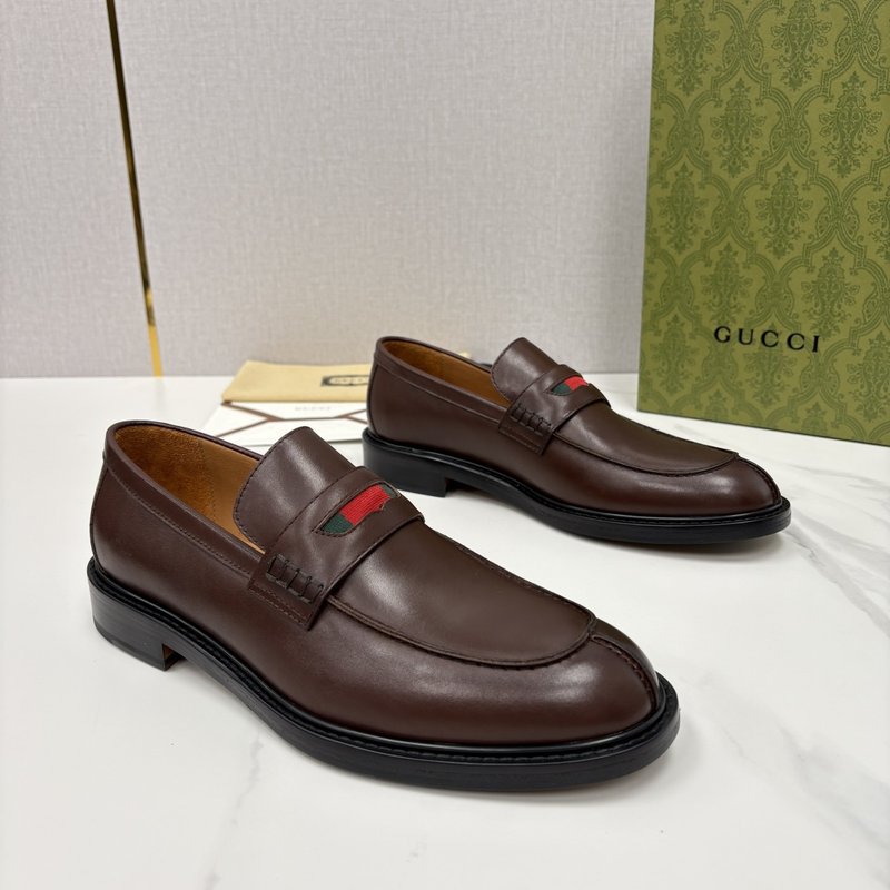 GUCCI 남성 심플 Jordaan 로퍼 구두 001-228171