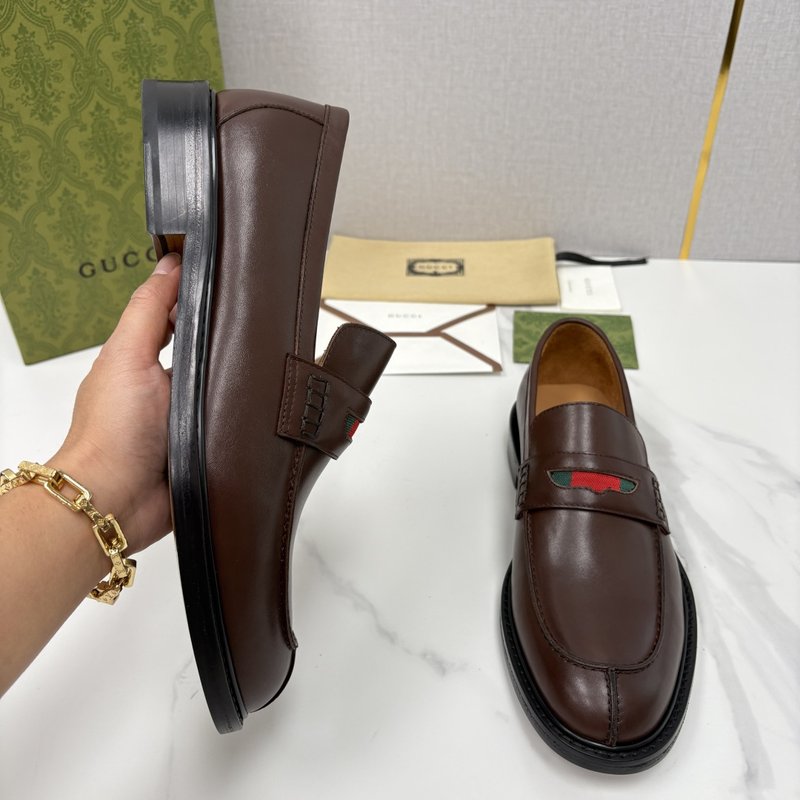 GUCCI 남성 심플 Jordaan 로퍼 구두 001-228171