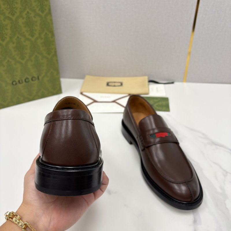 GUCCI 남성 심플 Jordaan 로퍼 구두 001-228171